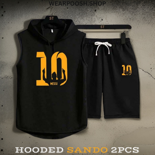 Stylish Hooded No 10 Sando 2pcs