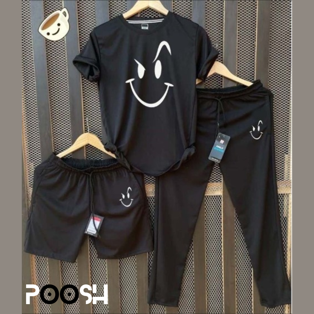 Smile Pack of 3pc Set Track Suit