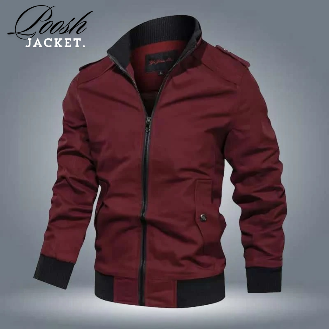 Buy Moto Zipper Winter Jacket