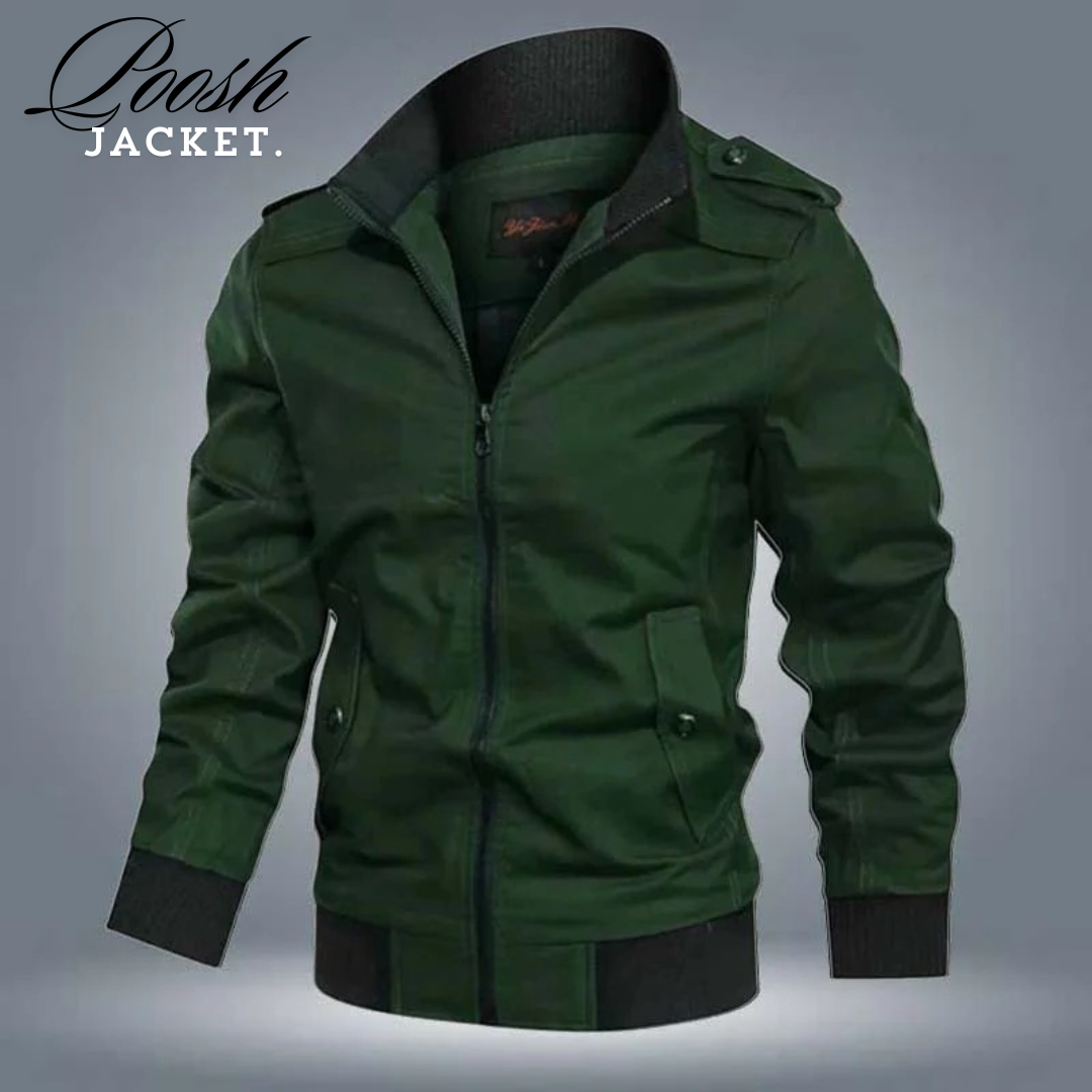 Buy Moto Zipper Winter Jacket