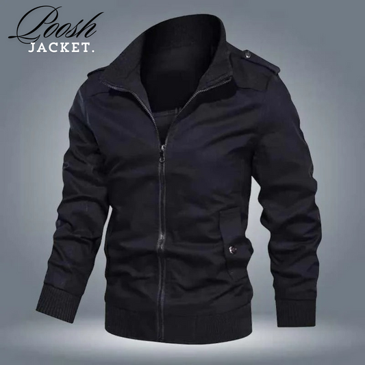 Buy Moto Zipper Winter Jacket