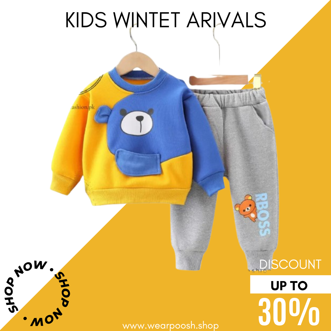 Panda Boss Kids Sweatshirt And Pant 2pc