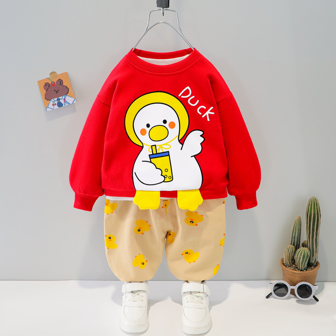 Winter Duck Kids Sweatshirt and Pant