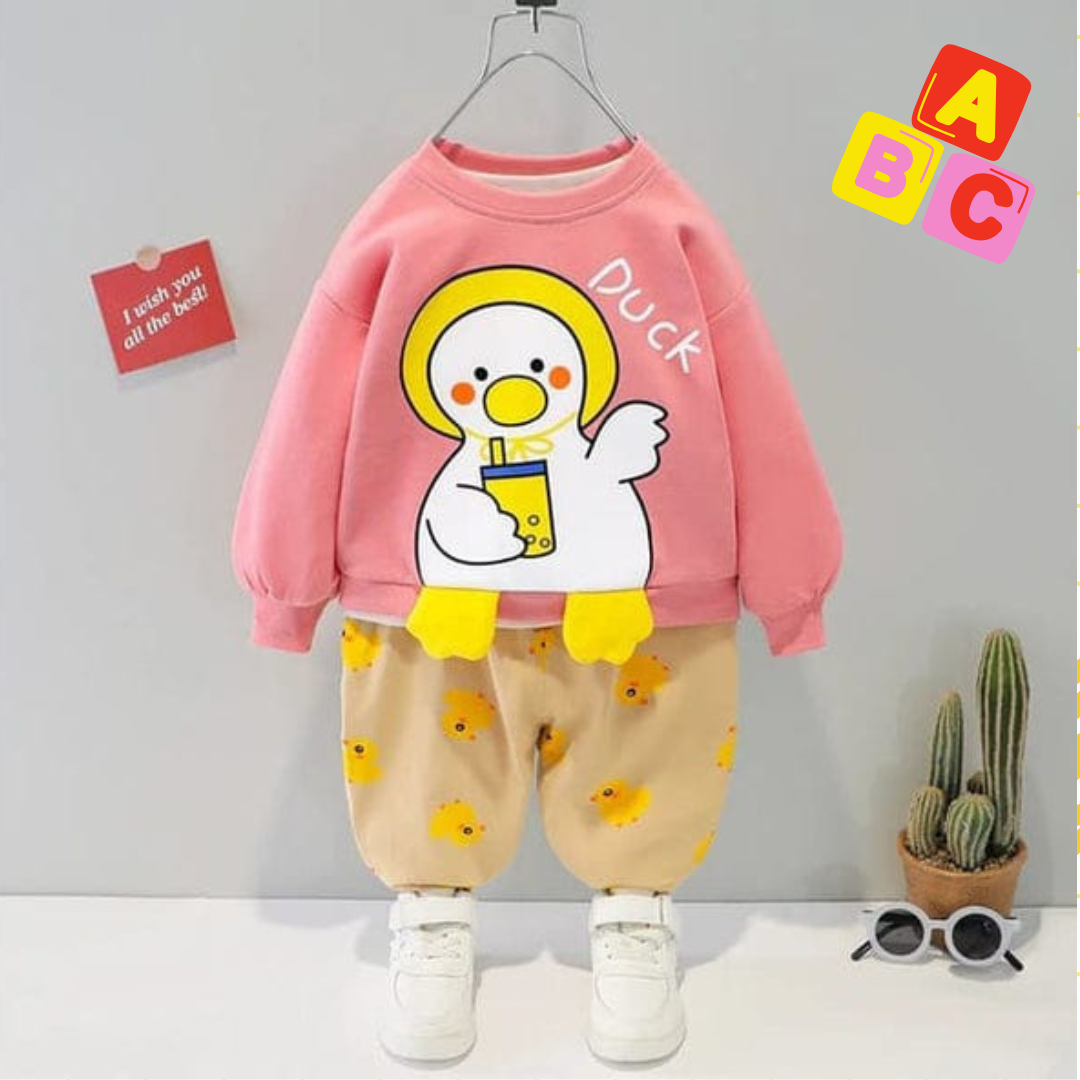 Winter Duck Kids Sweatshirt and Pant