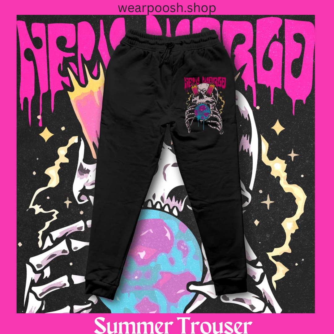 Universe Summer Black Trouser