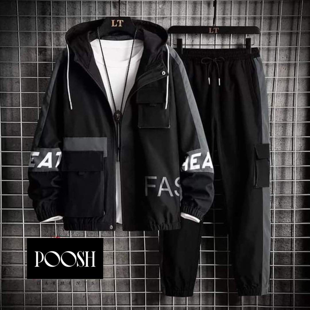 Stylish Hooded Fast Track Suit