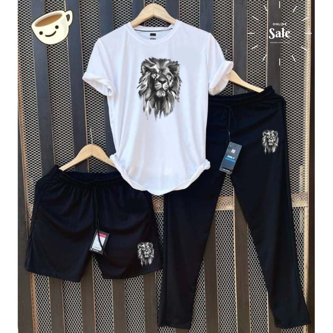 Grey-Lion 3-Pcs Summer Suit.