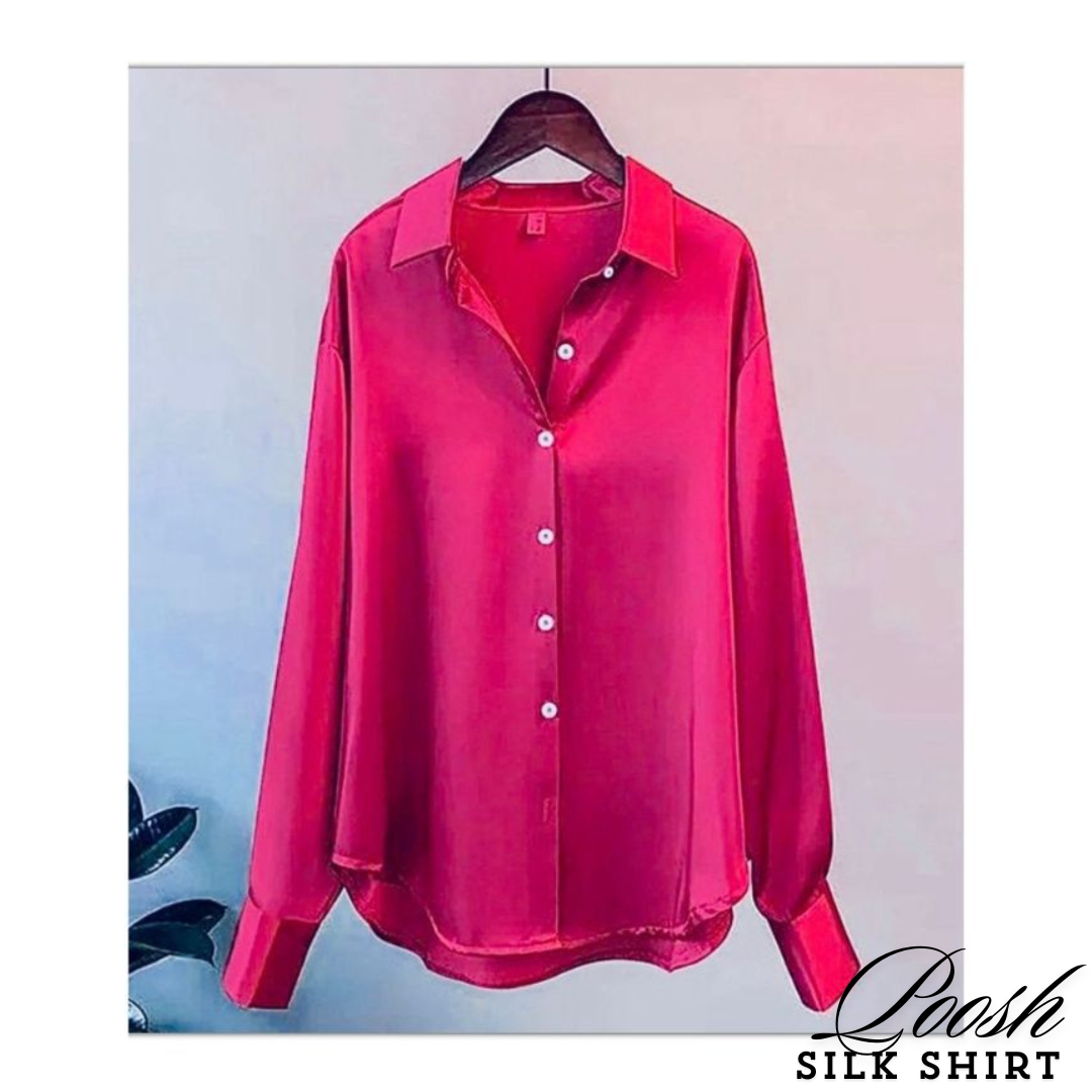 Latest Womens Soft Silk Shirt