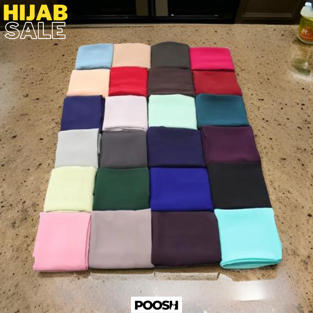 Multi Color Chiffon Hijab