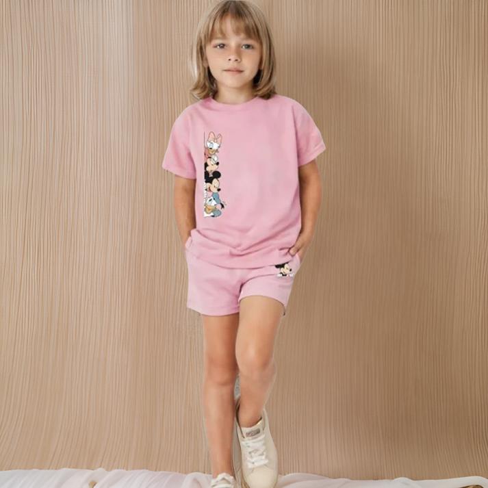 Pink Mickey Kids Summers 2pc.