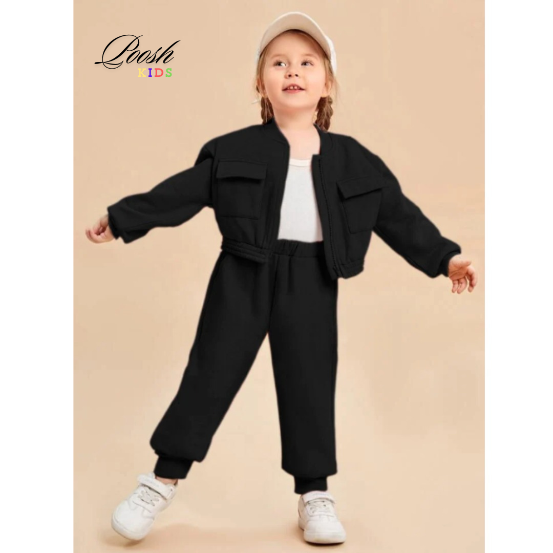 Kids Zippy Style Winter Fleece 2pc Tracksuit.