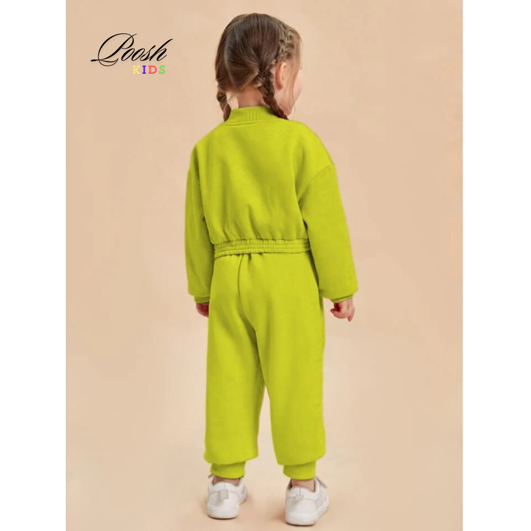 Kids Zippy Style Winter Fleece 2pc Tracksuit.