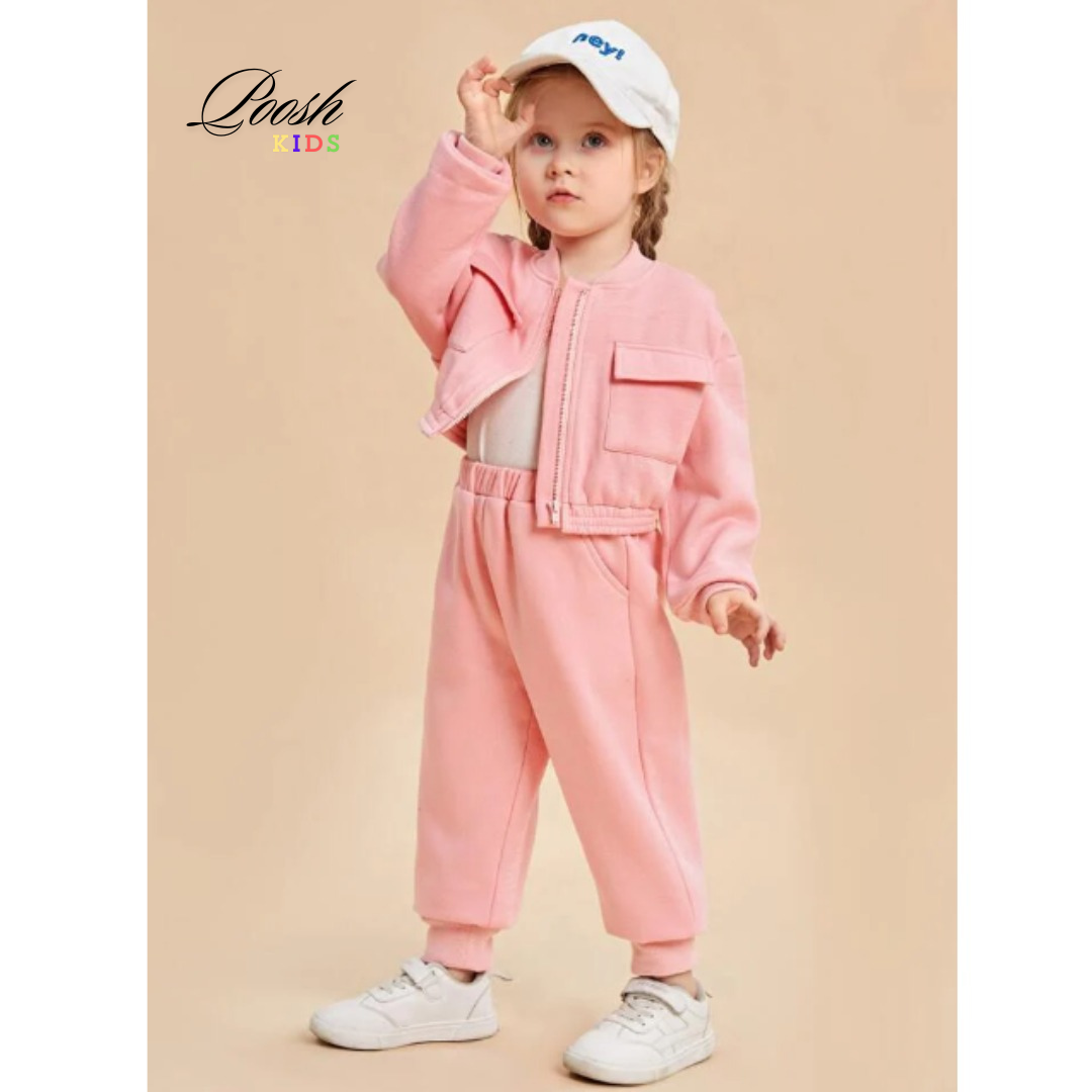 Kids Zippy Style Winter Fleece 2pc Tracksuit.