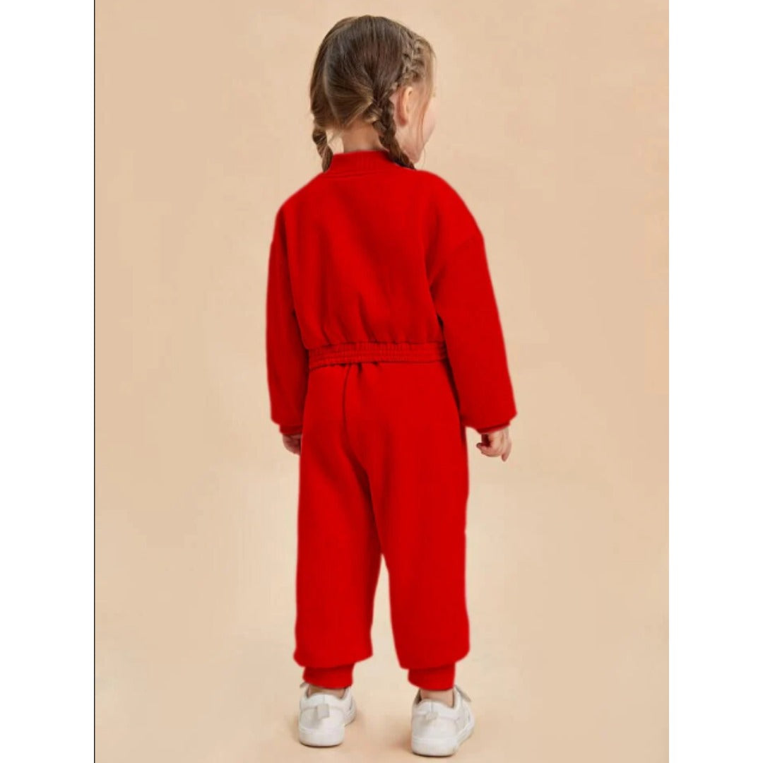 Kids Zippy Style Winter Fleece 2pc Tracksuit.