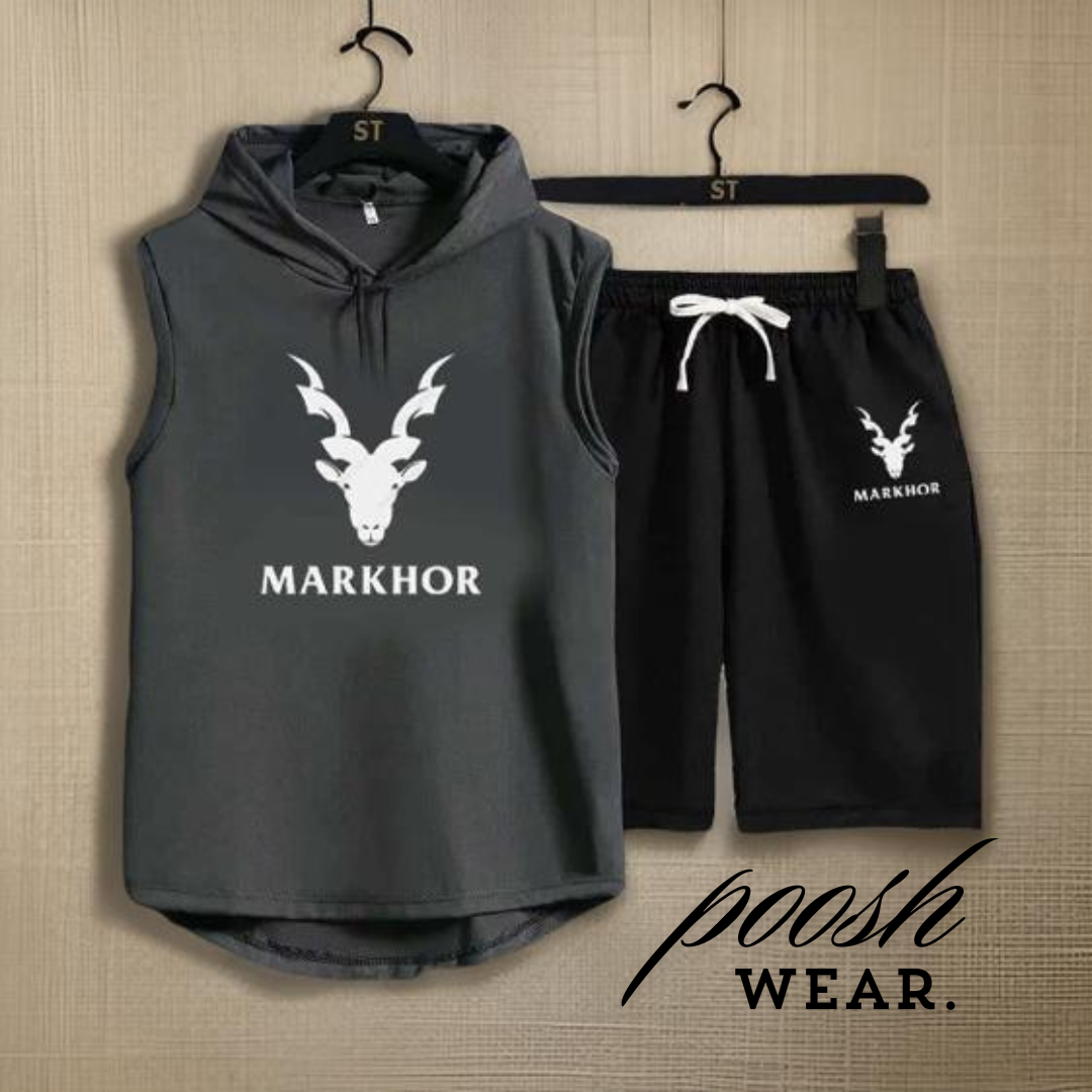 Summer Markhor Hooded Sando 2pcs