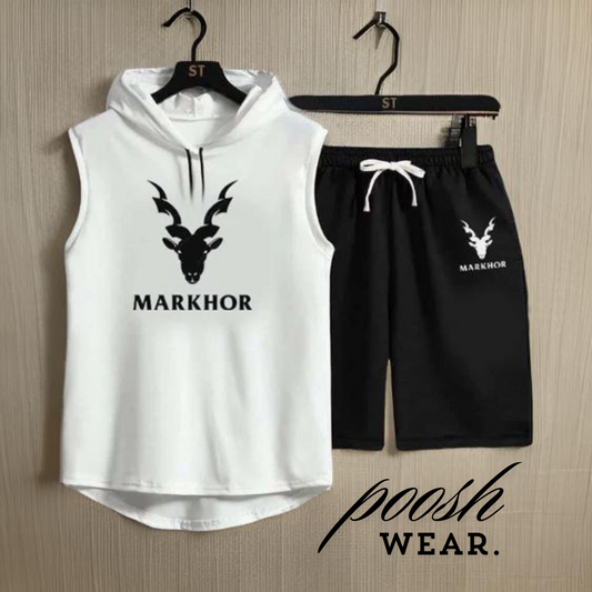 Summer Markhor Hooded Sando 2pcs