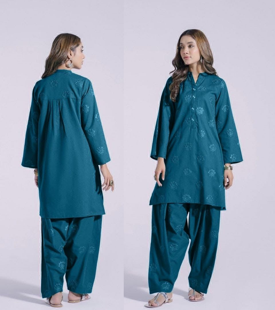 Kurta Style Embroided 2pcs