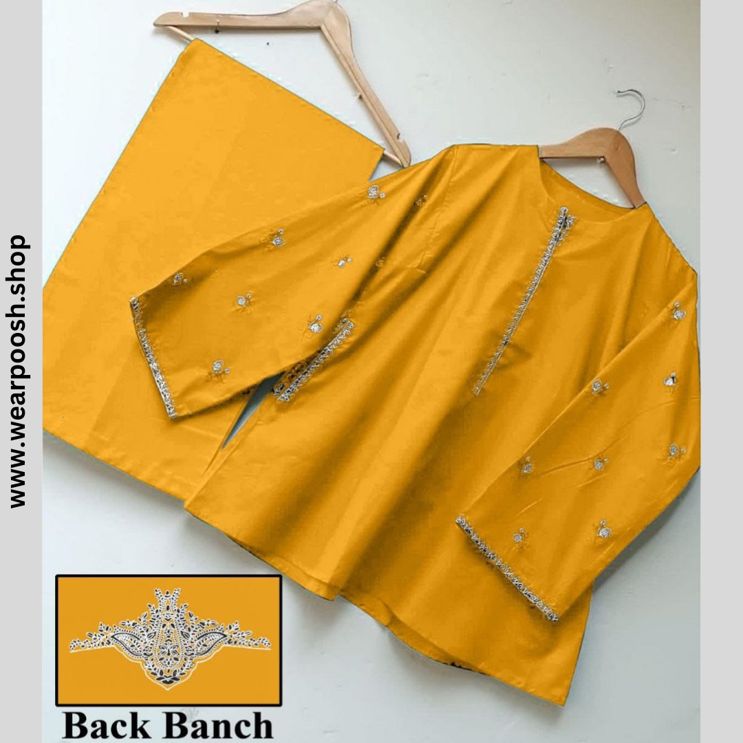 Stylish Back Bunch Stiched 2pcs