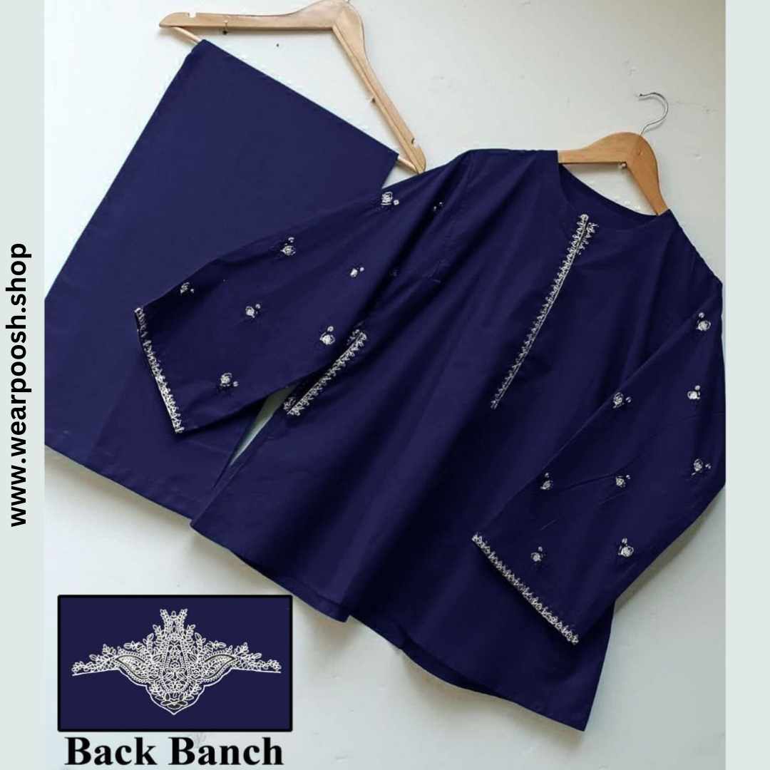 Stylish Back Bunch Stiched 2pcs