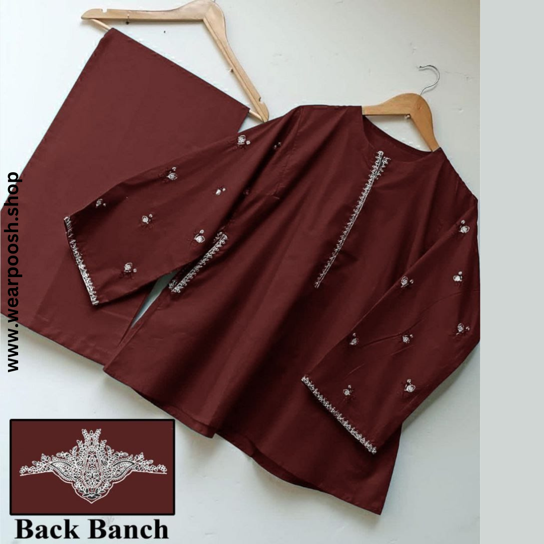 Stylish Back Bunch Stiched 2pcs